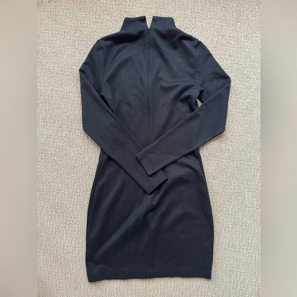Aritzia Babaton Long Sleeve Little Black Dress - Picture 2 of 5